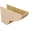 Ekena Millwork 11"W x 33"D x 22"H Classic Greensboro Rough Cedar Woodgrain TimberThane Corbel, Primed Tan CORUR11X33X22GRNRCPR - alternate 2